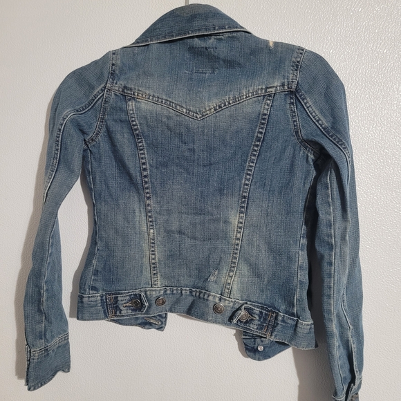 Aeropostle distressed denim jacket size xs - Picture 4 of 8